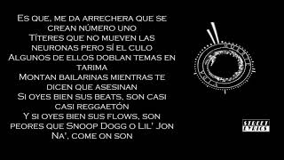 Canserbero  Así mismo  Letra Street lyrics [upl. by Merilyn]