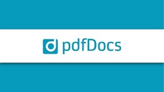 Bundle PDFs easily with pdfDocs Binder [upl. by Ydollem]