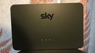 Sky BROADBAND hub 42 Router UNBOXING amp Setup guide [upl. by Illac]