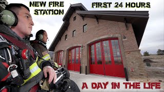 First 24 Hours in a New Fire Station  A Day in the Life [upl. by Ymmat446]