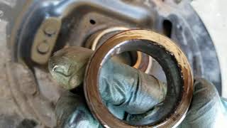 Suzuki Samurai rear bearing and retainer removal Part 2 [upl. by Tsan]