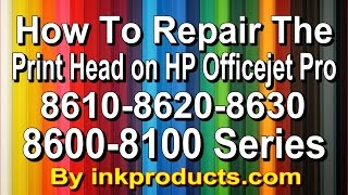 How to repair the HP Officejet Pro 860086108620863067006600 Print head [upl. by Assennev]