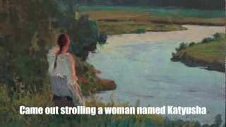 Katyusha Катюша English Subtitles Russian Folk Song Translation Lyrics Music [upl. by Alaaj]