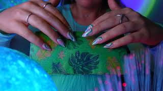 Tapping amp Scratching ASMR Beeswax Wrap 🩵 [upl. by Trauts168]