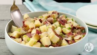 How to Make Light and Easy Greek Potato Salad  Salad Recipes  Allrecipescom [upl. by Arahset801]