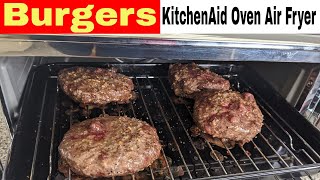 Cooking Burgers in the Air Fryer Oven [upl. by Irfan]