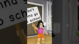 Mama Mama I Dont Wanna Go To School DORA Roblox meme  TikTok Trend shorts [upl. by Libys]