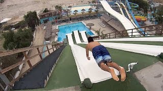 Slip N Fly Water Slide at Albercas El Vergel [upl. by Evilc]