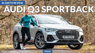 New Audi Q3 Sportback indepth review coupe style SUV space [upl. by Ainet]