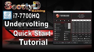 i7 7700HQ Undervolt Safe Quick Tutorial Plus Throttlestop Run on Start Guide Task Scheduler [upl. by Arec821]