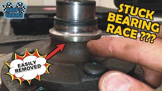 How To Remove Bearing Race From Hub Andy’s Garage Episode  183 [upl. by Annaoy]