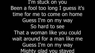 Lionel Richie  Stuck On You Lyrics [upl. by Auhsaj193]