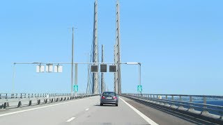 Øresund Bridge Copenhagen to Malmö [upl. by Goda443]