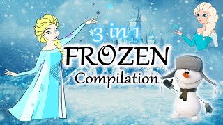 Kids Sleep Meditation FROZEN MEDITATION 3 in 1 Collection  Frozen Bedtime Stories for Kids [upl. by Eelyah]