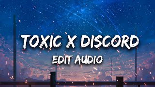 toxic x discord  boywithuke amp the living tombstone edit audioLyrics [upl. by Asena]