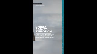 SpaceX rocket explosion [upl. by Eirahs]