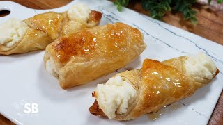 Quesitos Puerto Rican Cheese Turnovers Recipe [upl. by Nynnahs78]