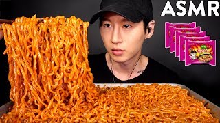 4X SPICY MALA FIRE NOODLE CHALLENGE MUKBANG No Talking Zach Choi ASMR [upl. by Judas]