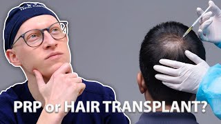 PRP vs Hair Transplant  Dr Gary Linkov [upl. by Gus118]