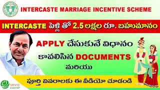 Intercaste Marriage scheme application process 2021  25 lakhs incentive [upl. by Just240]