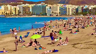 Gran Canaria Las Palmas Las Canteras Beach at 29 °C on 300120 [upl. by Eibmab858]