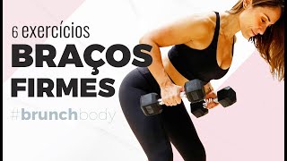 6 Exercícios favoritos com halteres para braços firmes  casa ou ginásio [upl. by Emelda]