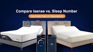 How is an isense mattress different than a Sleep Number mattress [upl. by Herwig]