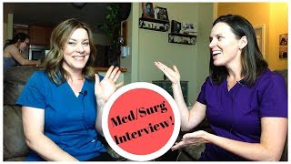 Interview with a REAL MedSurg Nurse [upl. by Assirt]