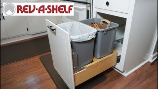 How to Install a RevAShelf Trash amp Recycling Container [upl. by Celio]