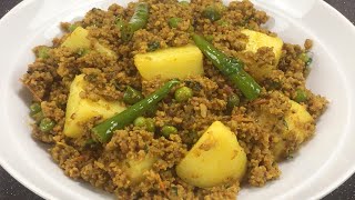 Aloo Keema Recipe • Lamb Keema Curry • Keema Aloo Recipe • Qeema Recipe • Mutton Keema Matar Recipe [upl. by Retse]