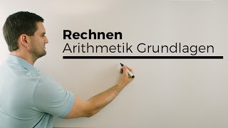 Rechnen Arithmetik Grundlagen Teil 2 Potenzgesetze Wurzel Bruch Basics  Mathe by Daniel Jung [upl. by Ynetruoc]