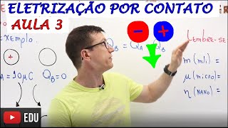 ELETRIZAÇÃO por CONTATO  FÍSICA BÁSICA Física do Zero  Teoria e Exercícios AULA 03 [upl. by Sherwood777]