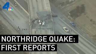 First Reports of the Northridge Earthquake  From the Archives  NBCLA [upl. by Atirat]