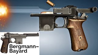 3D How the Bergmann–Bayard Pistol works [upl. by Dijam]