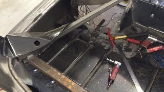 Chevelle Trunk Pan install [upl. by Datnow]