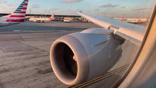 American Airlines Boeing 7878 Dreamliner Takeoff Chicago O’Hare ORD to DallasFort Worth DFW [upl. by Boccaj]