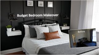 DIY Bedroom Makeover 250 Budget [upl. by Shem420]