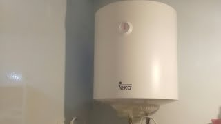 Instalación termo eléctrico 50 litros Teka [upl. by Llerahc]