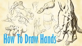 How To Draw HANDS [upl. by Riatsala]