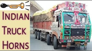 INDIAN TRUCK HORNS of Different Types [upl. by Blasius973]