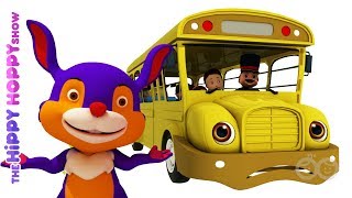 Wheels on the Bus  Baby Songs  Hippy Hoppy Show [upl. by Farrel]