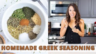 Homemade Greek Seasoning  Quick amp Easy Recipe [upl. by Nylcaj]