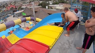 Wild Waves Water Slide at Albercas El Vergel [upl. by Dewhurst]