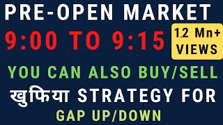 What is Pre Opening Session in Stock Market  How to trade in Pre Open Market [upl. by Christean286]