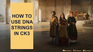 How to use a custom character DNA strings in Crusader Kings 3 [upl. by Fridell]