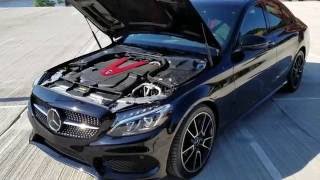 2016 Mercedes C450  C43 AMG Review  Exhaust startup drive and tunnel sounds [upl. by Lokcin]