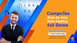 CompuTAX Software DEMO Lokesh Jangid 9414066623 8955466805 [upl. by Torry144]