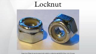 Locknut [upl. by Archle]