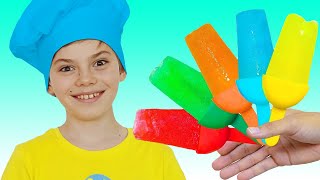 Ice Cream Song  Kids Songs  Nick and Poli [upl. by Ecirtap]