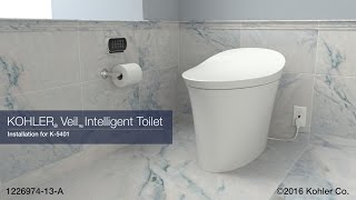 Installation  Veil Intelligent Toilet [upl. by Ssidnac2]